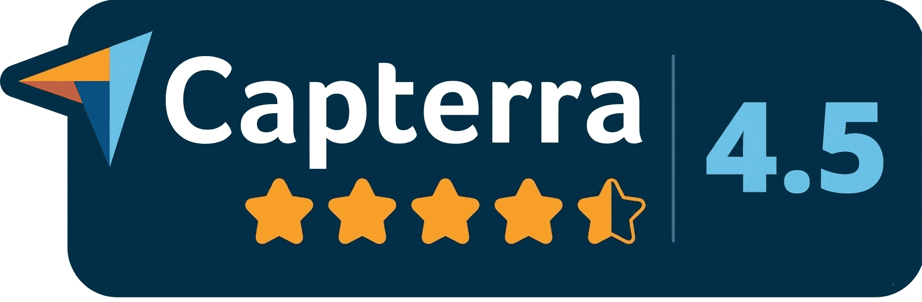 Capterra 4.5 Rating